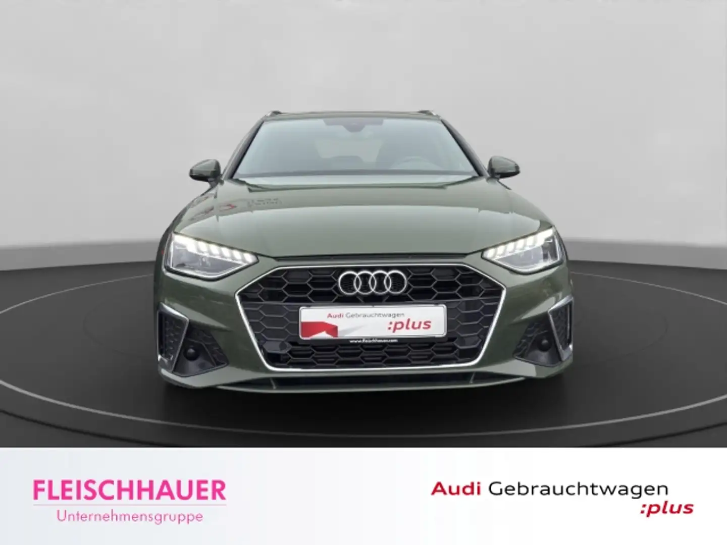 Audi A4 Avant 35 TFSI S LINE AHK+PANO+NAVI+LEDER+DC Grün - 2