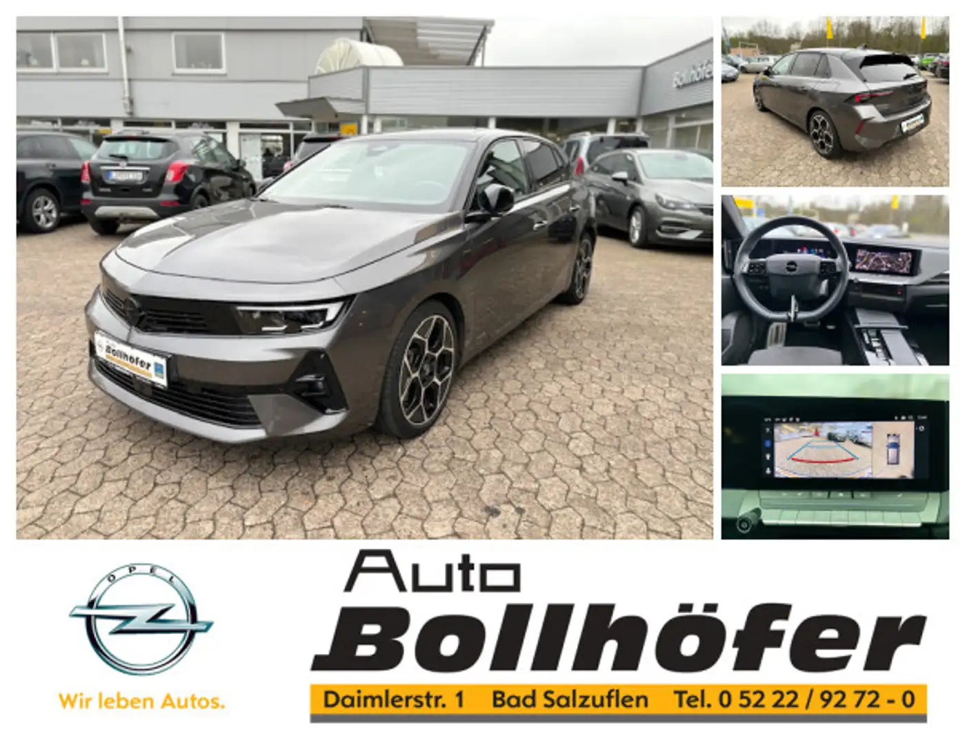 Opel Astra 1.6 GSe/Ultimate S-DACH/SHZ/LHZ/PDC V+H+CAM Grijs - 1