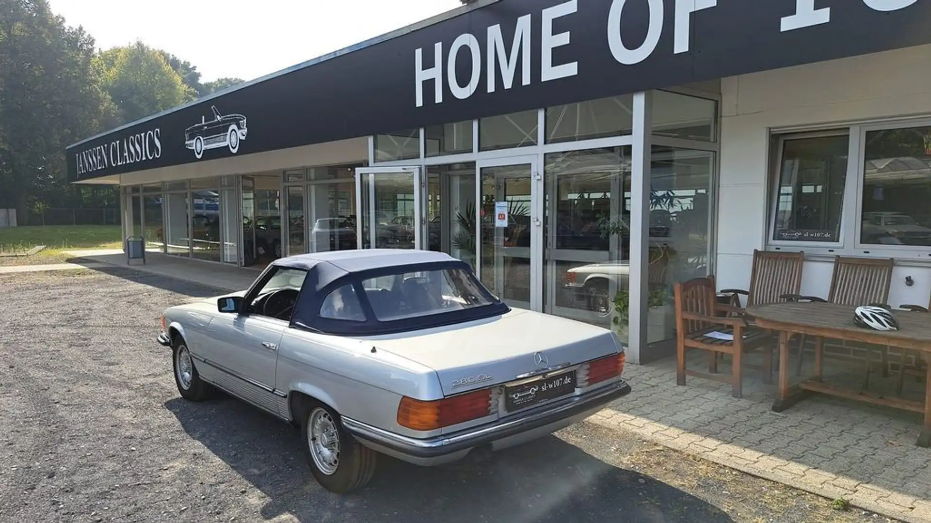 Mercedes-Benz SL 280 Automatik/Leder/ATM Silber - 2