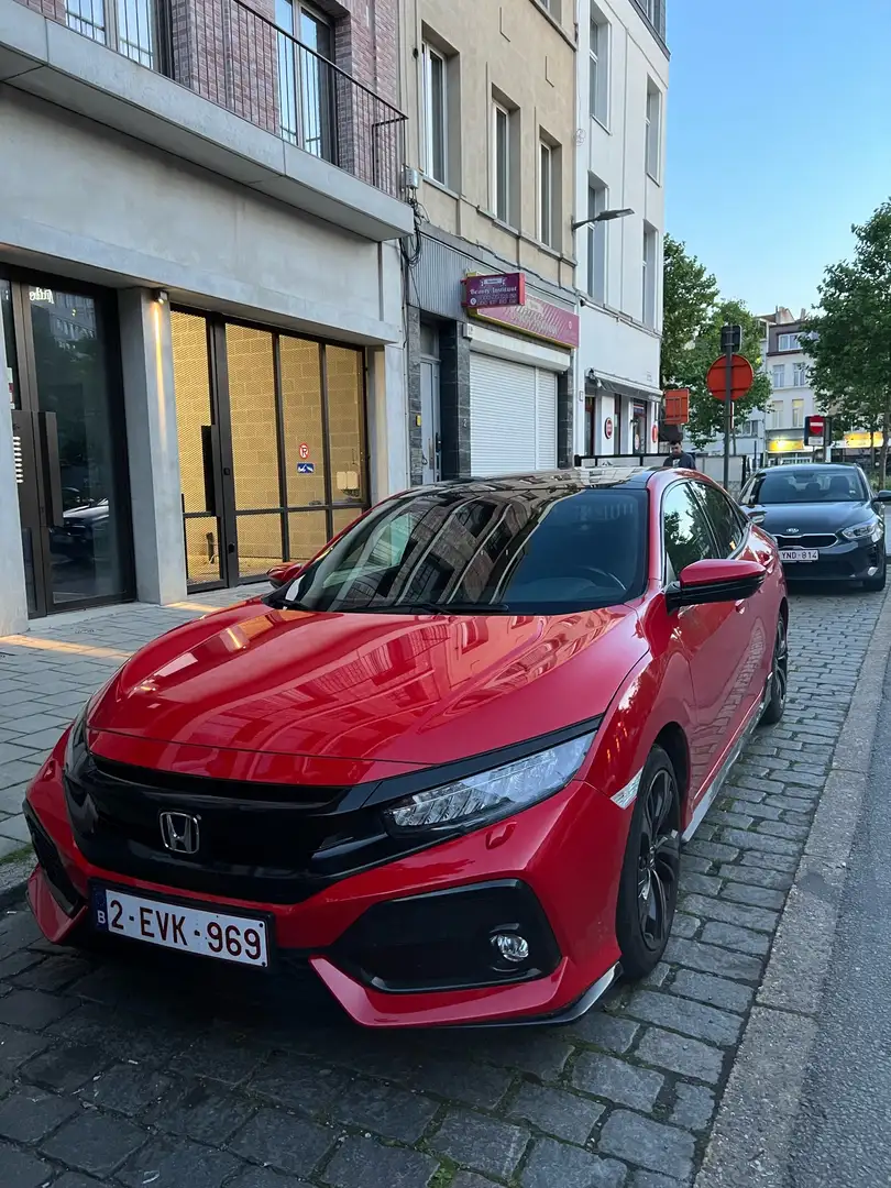 Honda Civic 1.5 i-VTEC Turbo CVT Sport Plus Rouge - 1