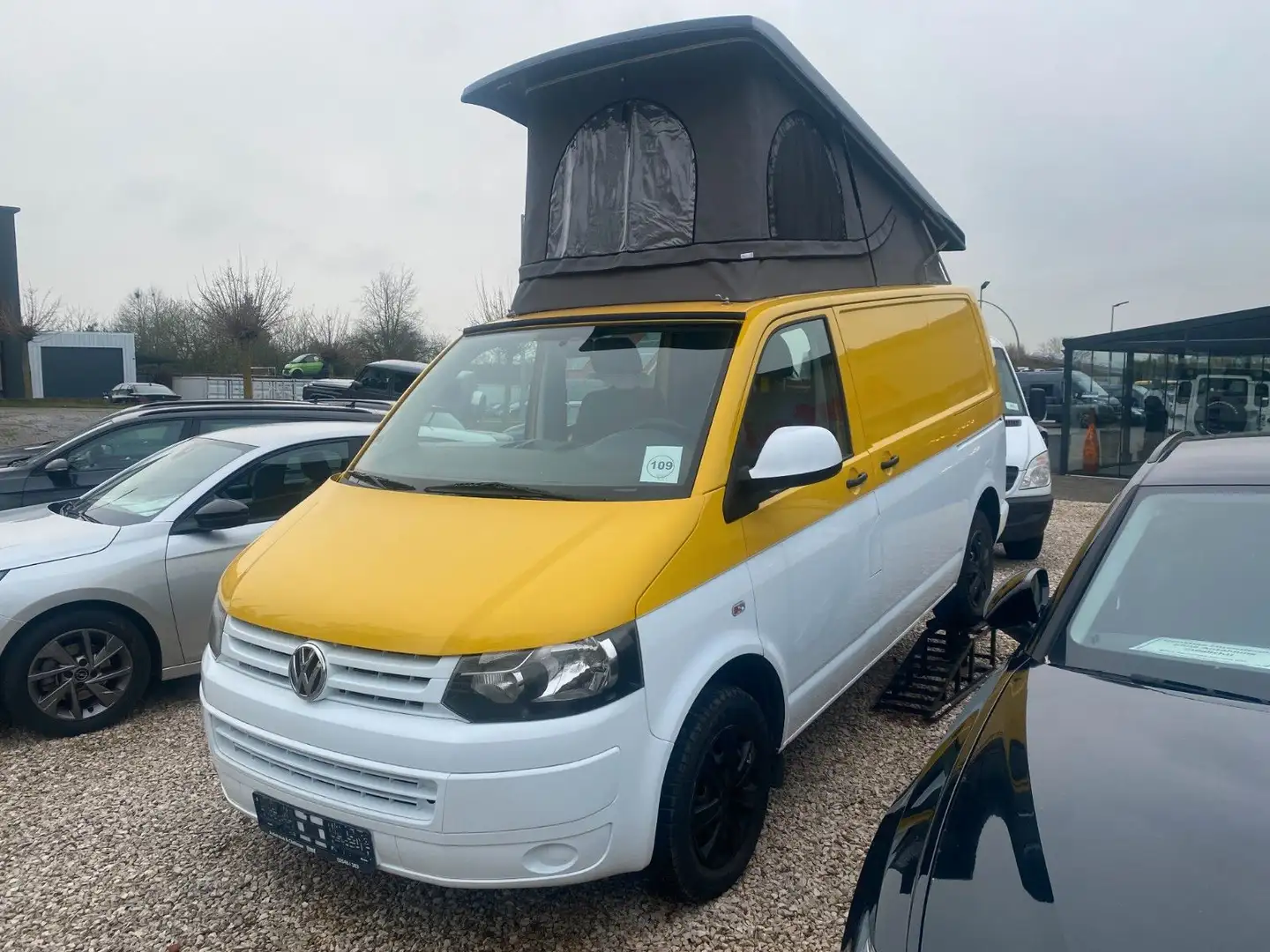 Volkswagen T5 Transporter Kasten-Kombi mit Hubdach Amarillo - 2