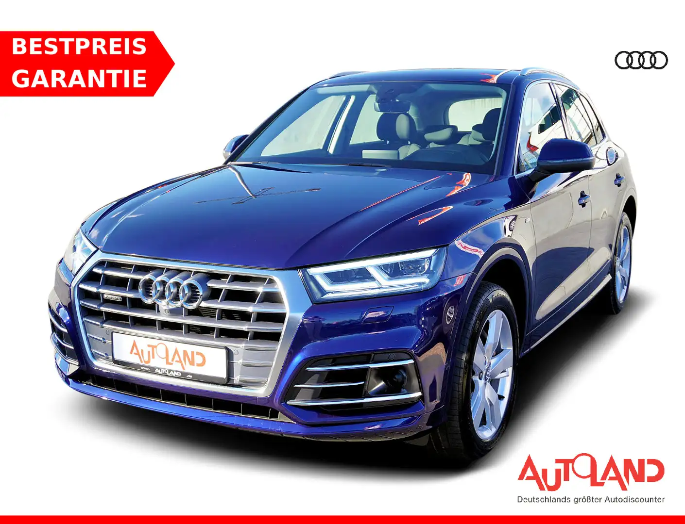 Audi Q5 40 2.0 TDI quattro LED Navi ACC 360° Keyless Синій - 1