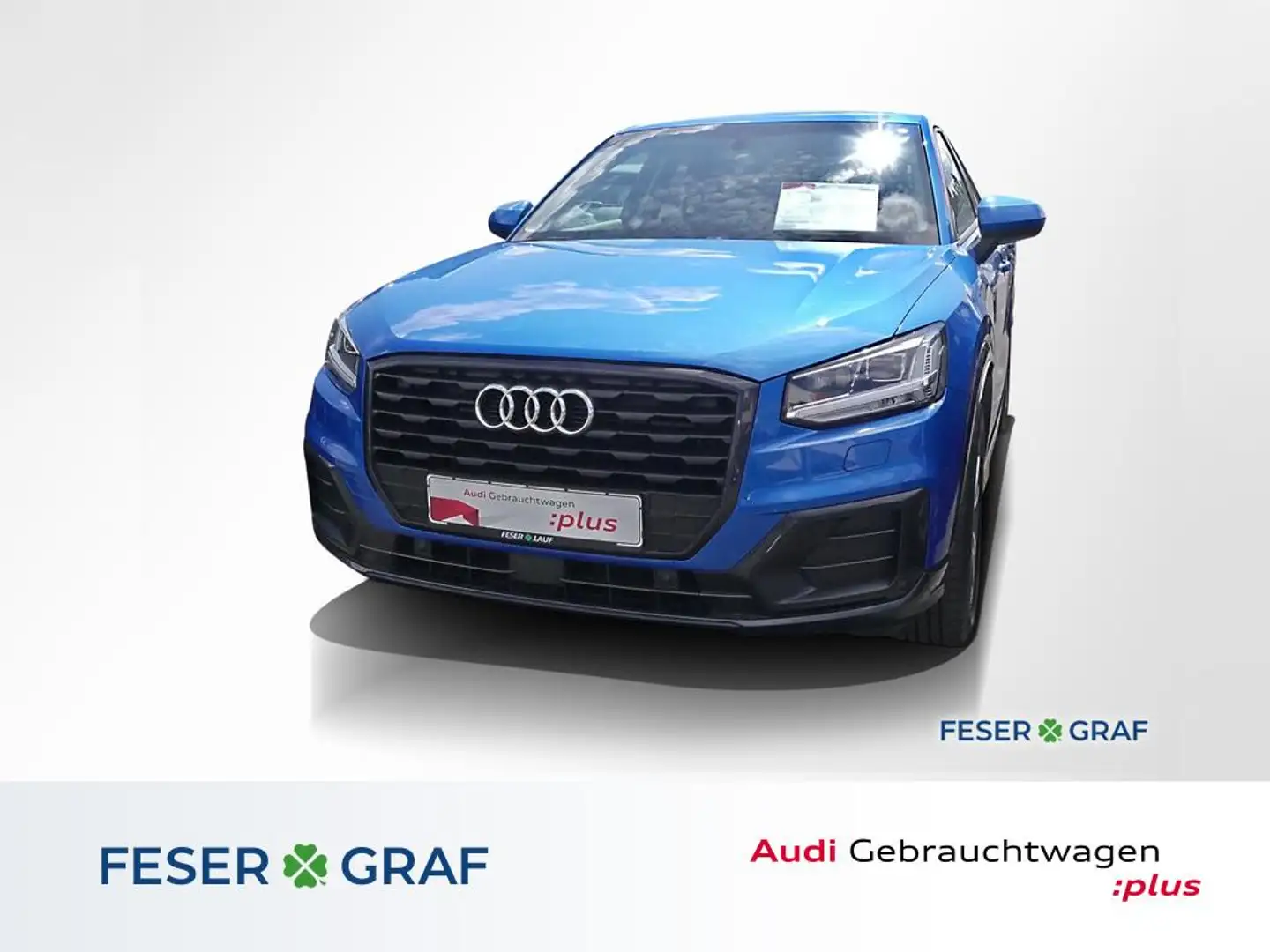 Audi Q2 design 1.4 TFSI Navi,LED,PDC,Sitzhzg,Tempomat Blu/Azzurro - 1