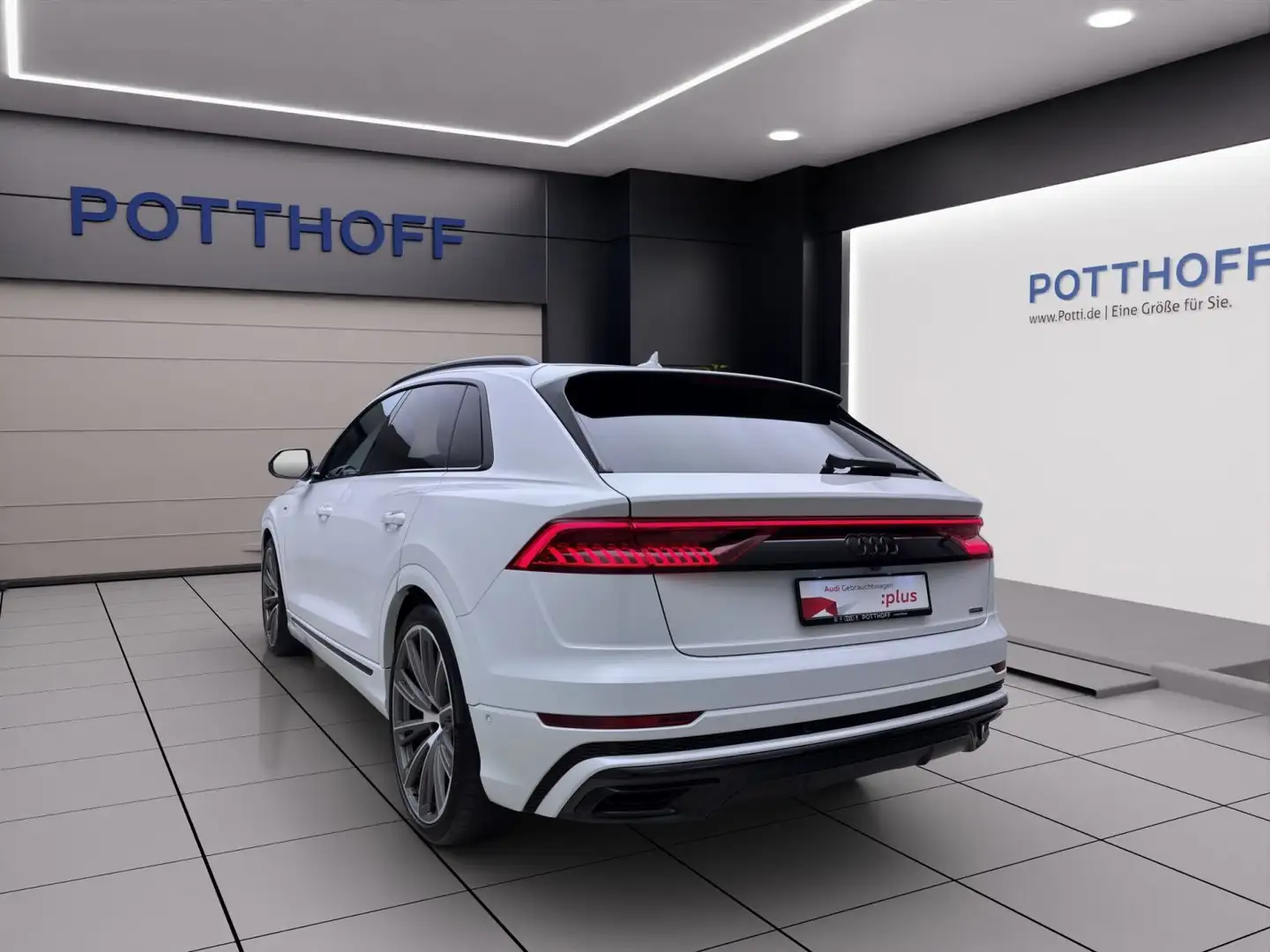 Audi Q8 SUV 50 TDI Q S LINE NAVI eKLAPPE STDHZG LM23 Weiß - 2