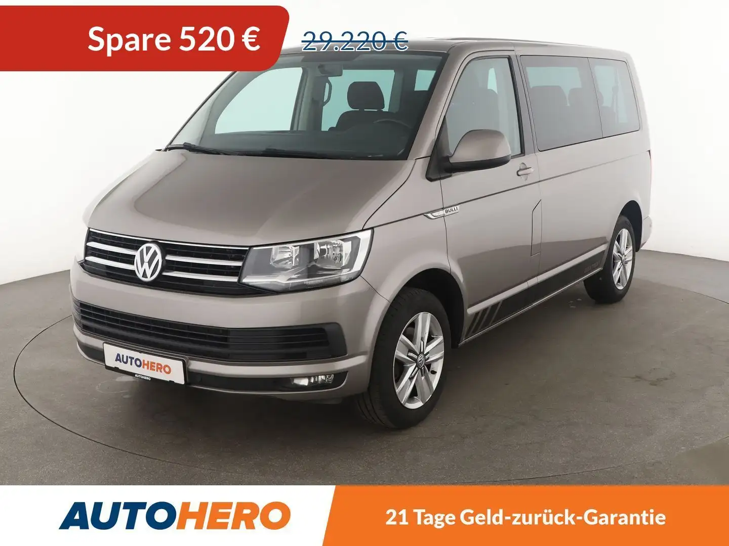 Volkswagen T6 Caravelle 2.0 TDI Comfortline Aut.*NAVI*TEMPO*PDC Grigio - 1