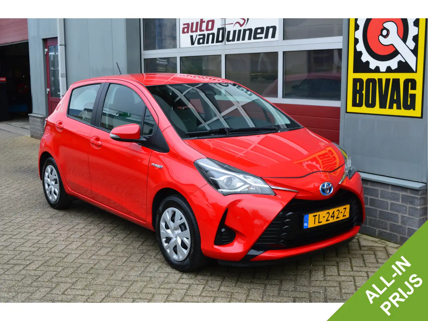 Toyota Yaris 1.5 Hybrid Energy O.a: Navi, Clima, Camera, Cruise Rood - 1