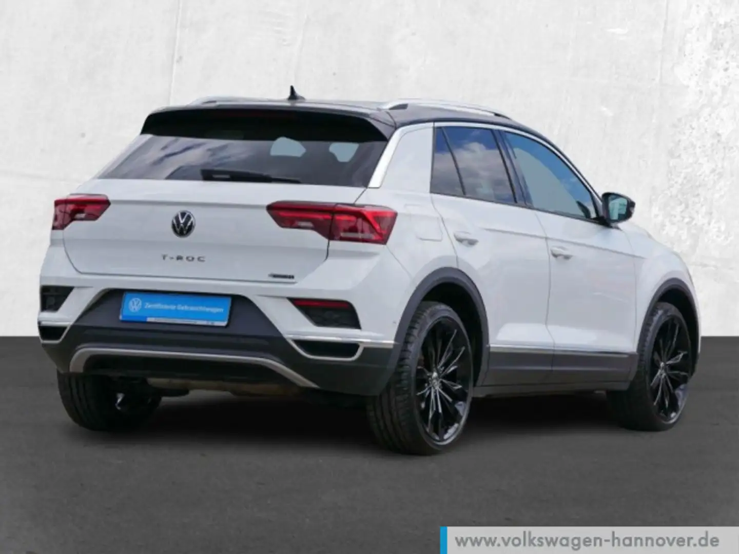 Volkswagen T-Roc 2.0 TSI DSG Sport Navi LED ACC PDC SHZ Weiß - 2