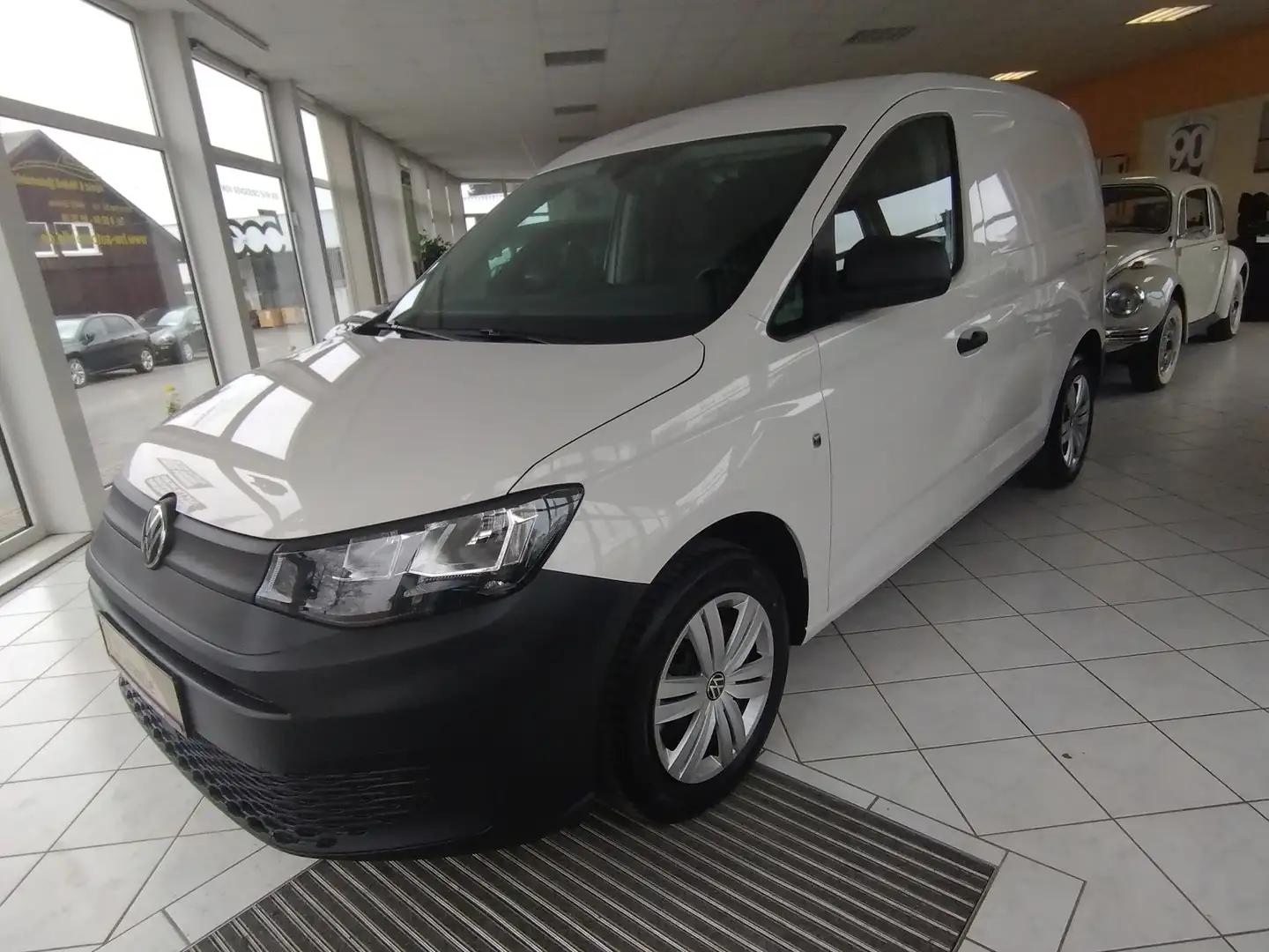 Volkswagen Caddy Kasten 1.5 TSI Klima DAB-Radio Sortimo-Regale Weiß - 1