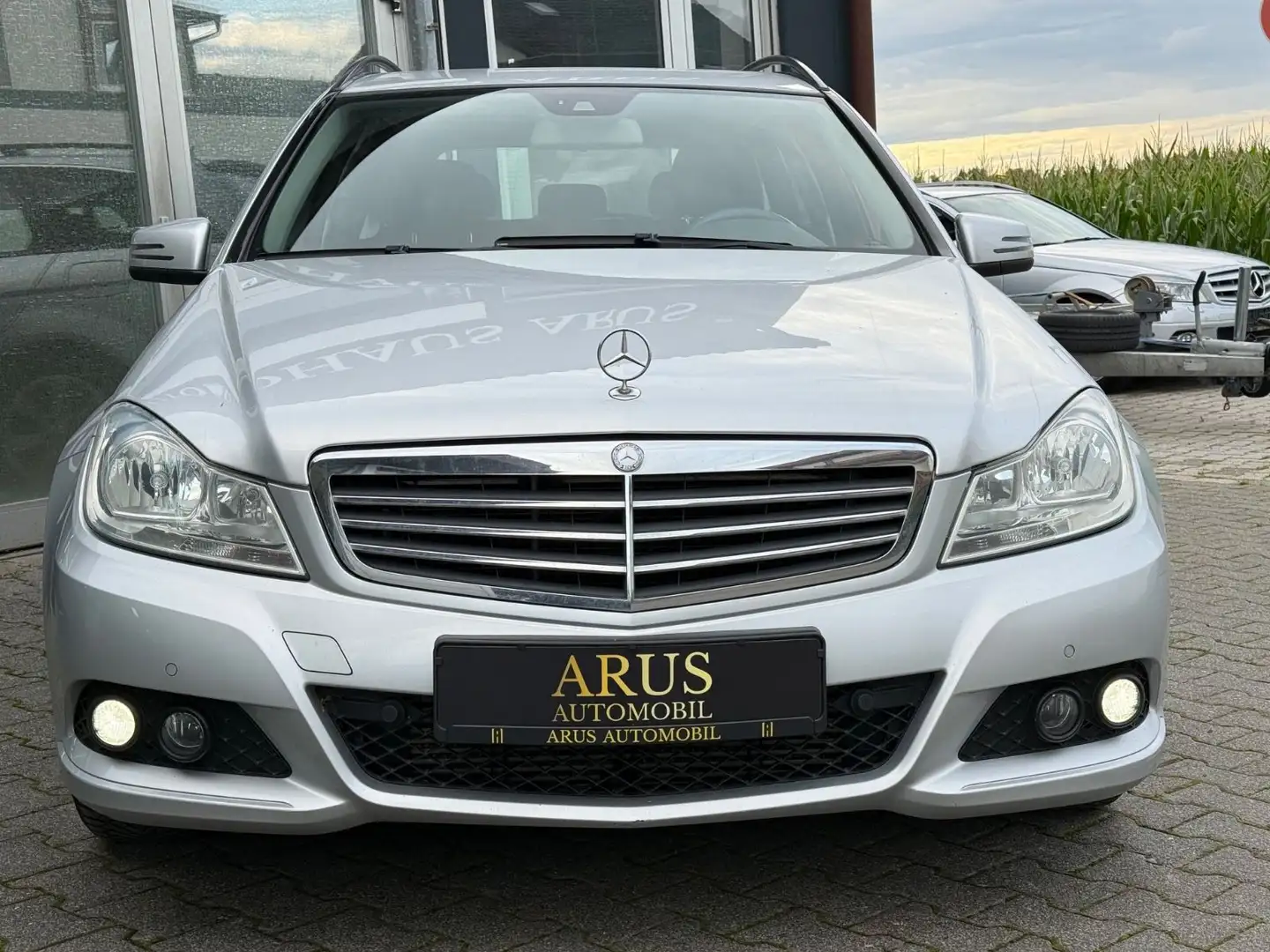 Mercedes-Benz C 180 CDI 2.2 Ltr. Motor-PDC-NAVI-1 Ja.Garantie Argent - 2