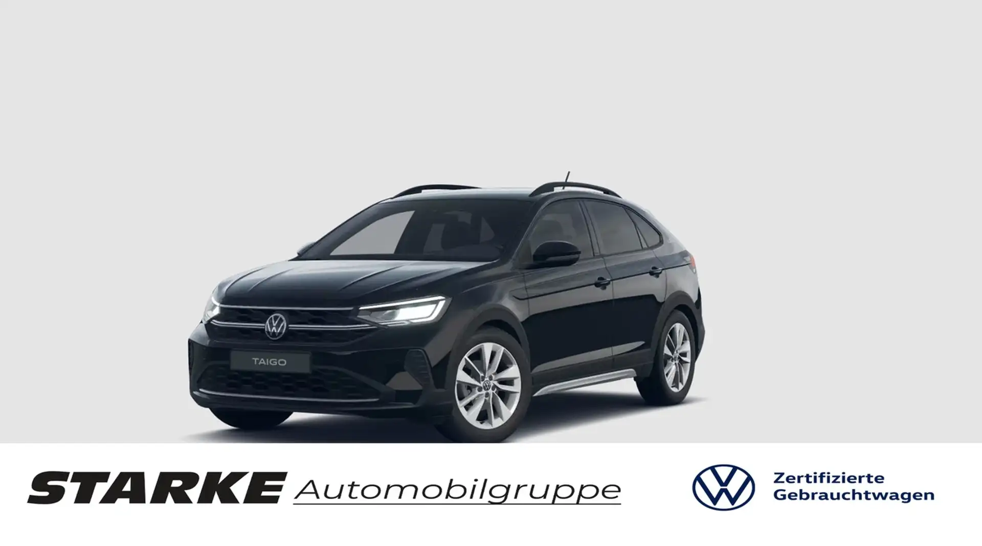 Volkswagen Taigo 1.0 TSI DSG Goal Schwarz - 1