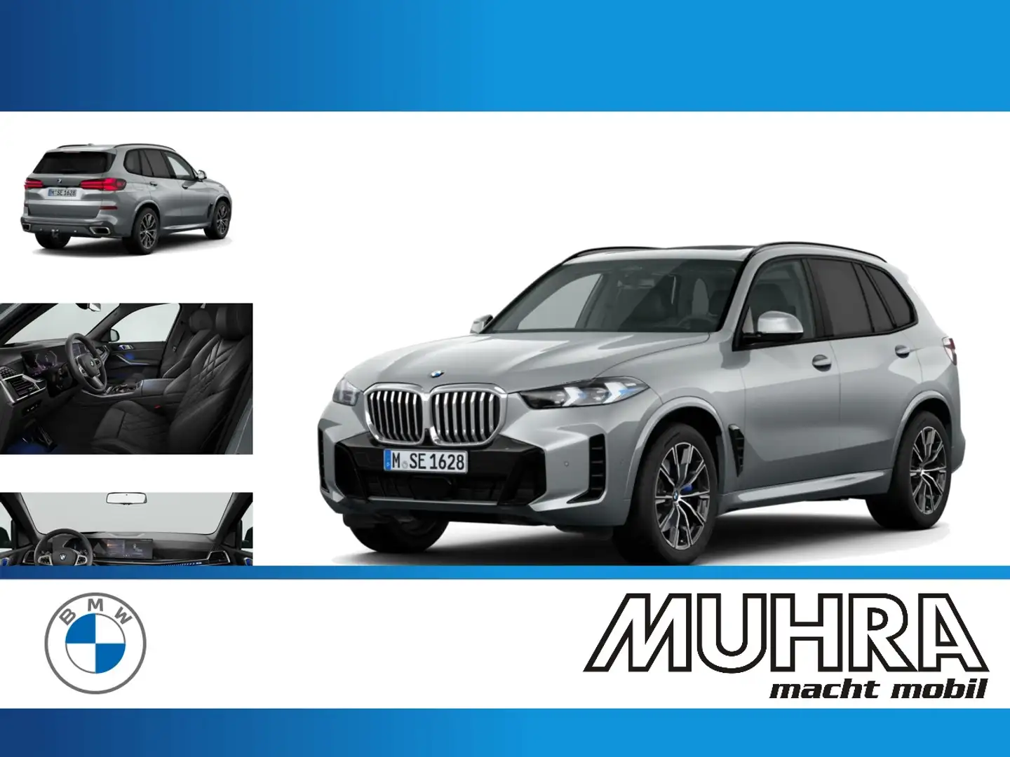 BMW X5 xDrive30d M Sport Autobahnas. Pano Sthzg. AHK Grijs - 1