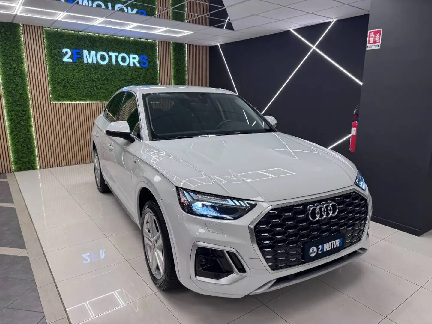 Audi Q5 40 2.0 tdi mhev 12V S line quattro s-tronic Weiß - 1