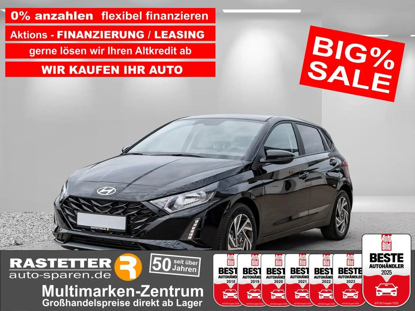 Hyundai i20 DCT 5Jahre+Navi+virtCP+Kamera+SHZ+PDC+Privacy+Klim Noir - 1