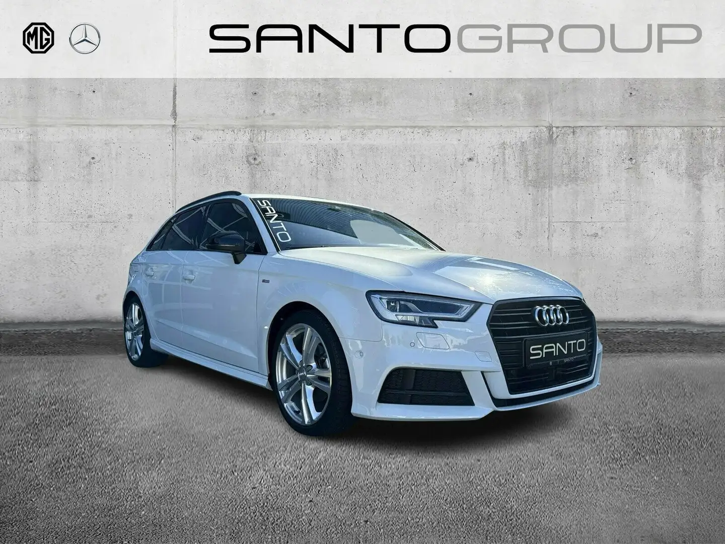 Audi A3 A3 Sportback TFSI 2x S-line LED NAVI LEDER B&O BC Weiß - 1