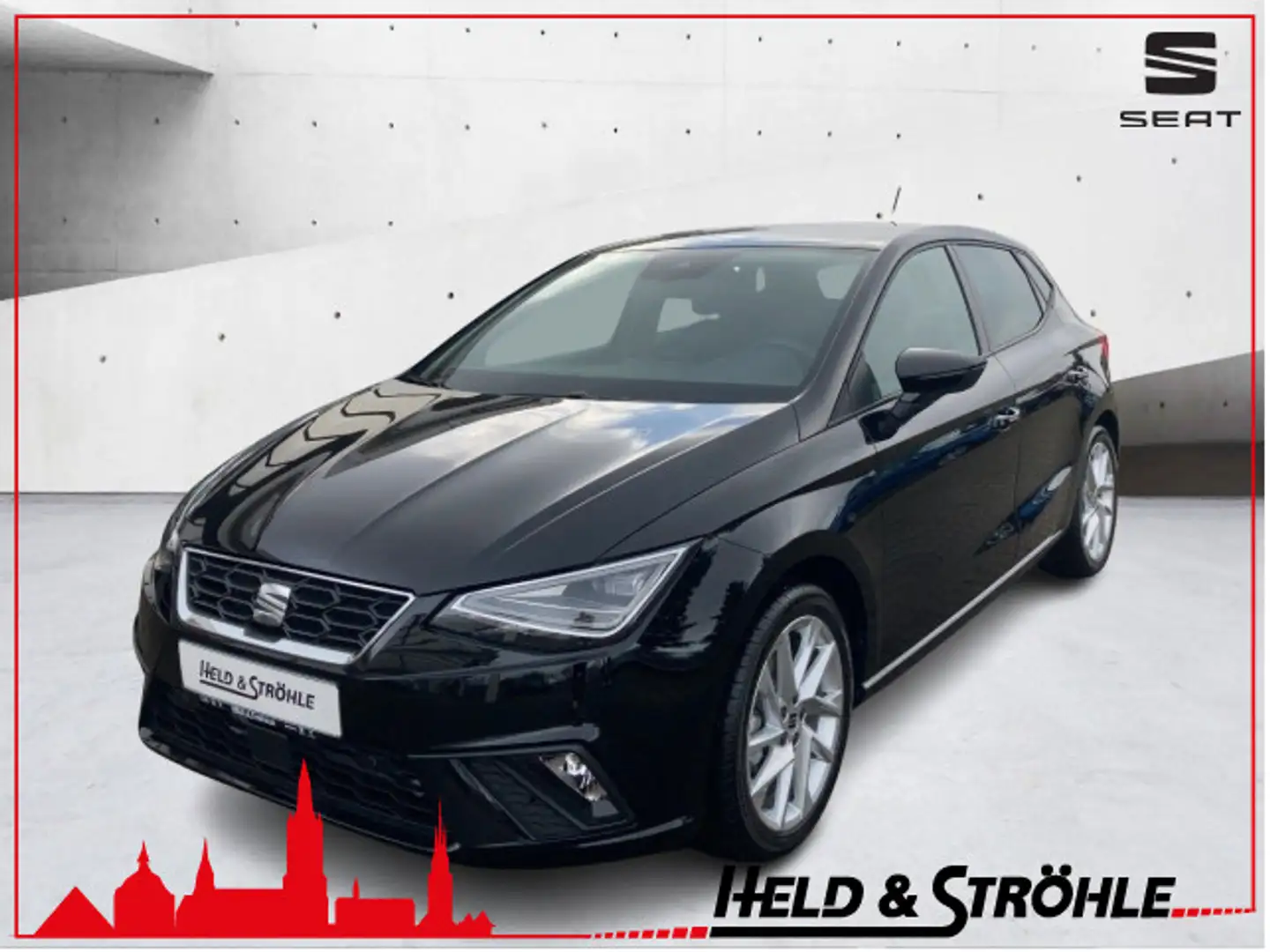 SEAT Ibiza FR 1.0 TSI 85 kW SHZ R-KAM CARPLAY Noir - 1