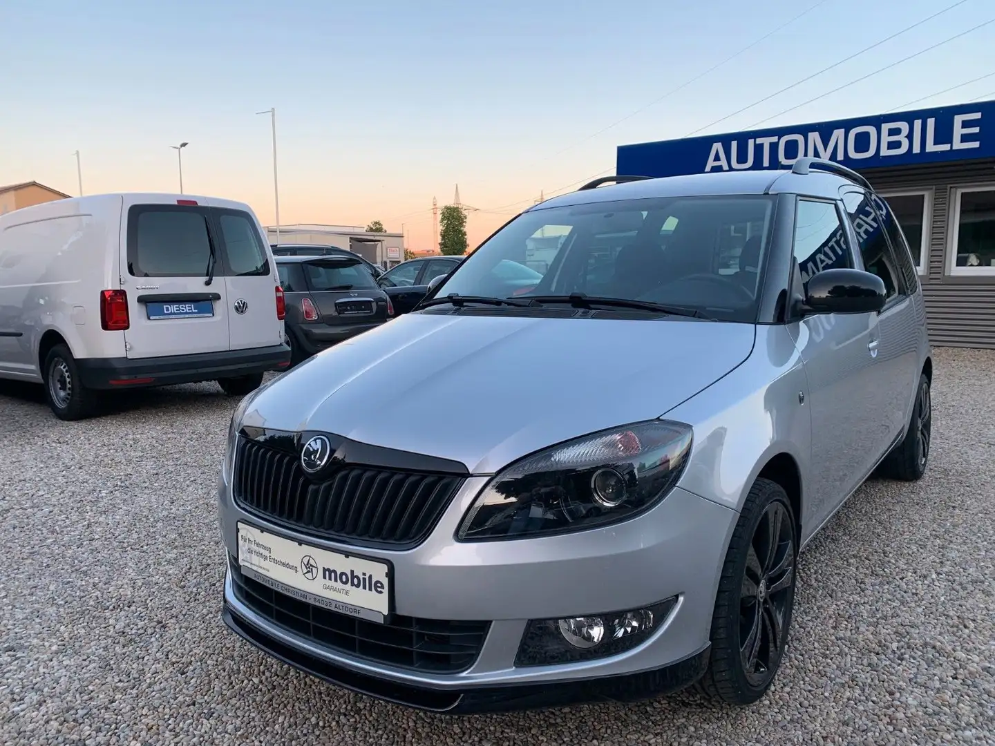 Skoda Roomster Noire Klimaautomatik Sitzheizung PDC Silber - 2