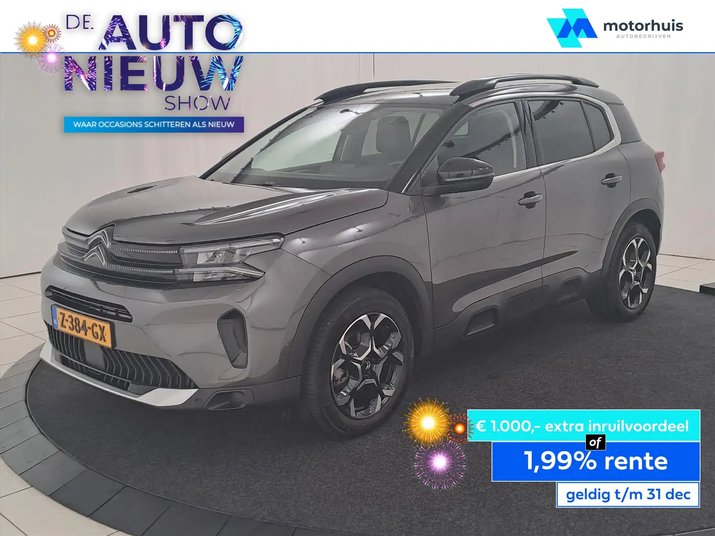 Citroen C5 Aircross 1.2 Hybrid 136pk e-DCS6 Plus || Rijdende Demo, Bez Grijs - 1