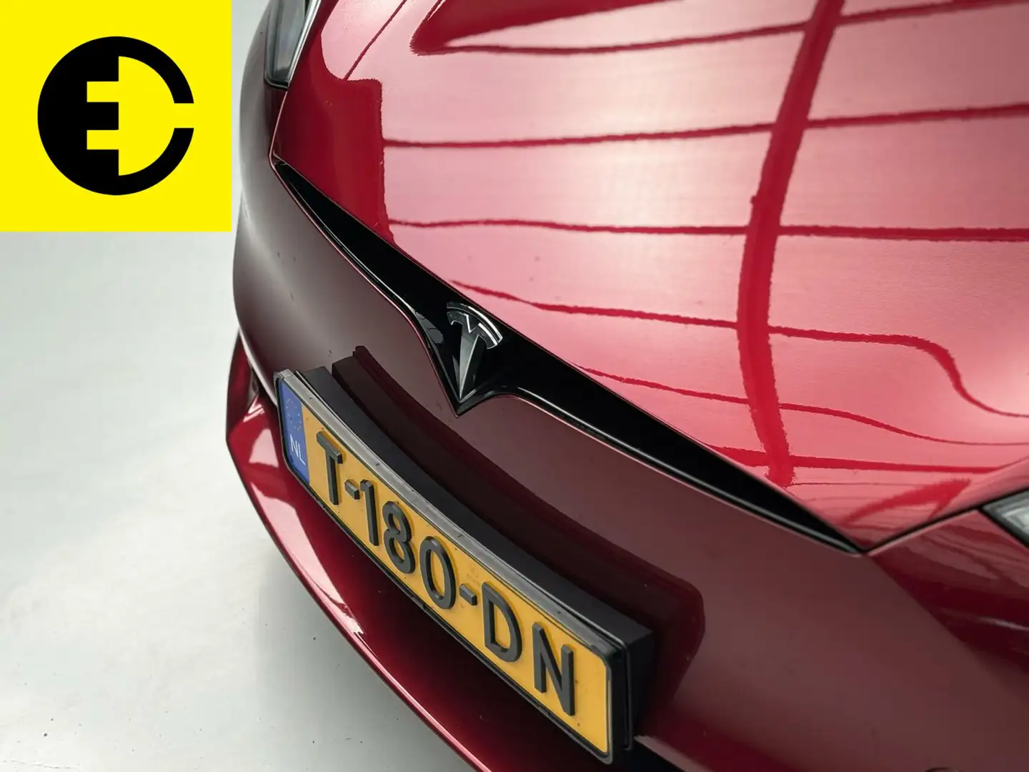Tesla Model S Plaid AWD 90 kWh | Track pack | Sportvelgen | Enha Червоний - 2