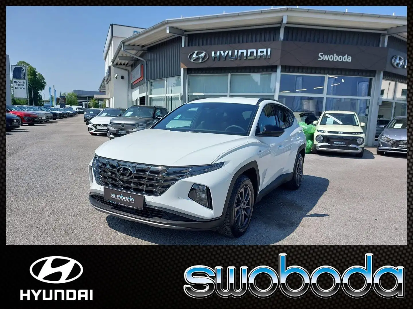Hyundai TUCSON Tucson NX4 Trend Line PLUS 1,6 T-GDi 2WD 48V DCT t Weiß - 1