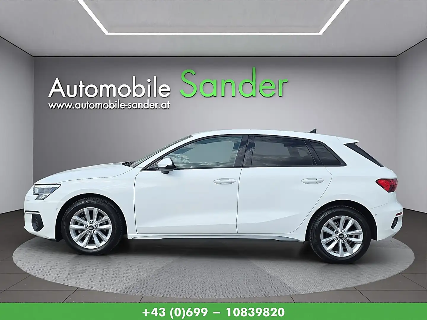 Audi A3 SB 30 TFSI S-tronic *PARK-LENK/VIRTUAL/1.BESITZ* Weiß - 2