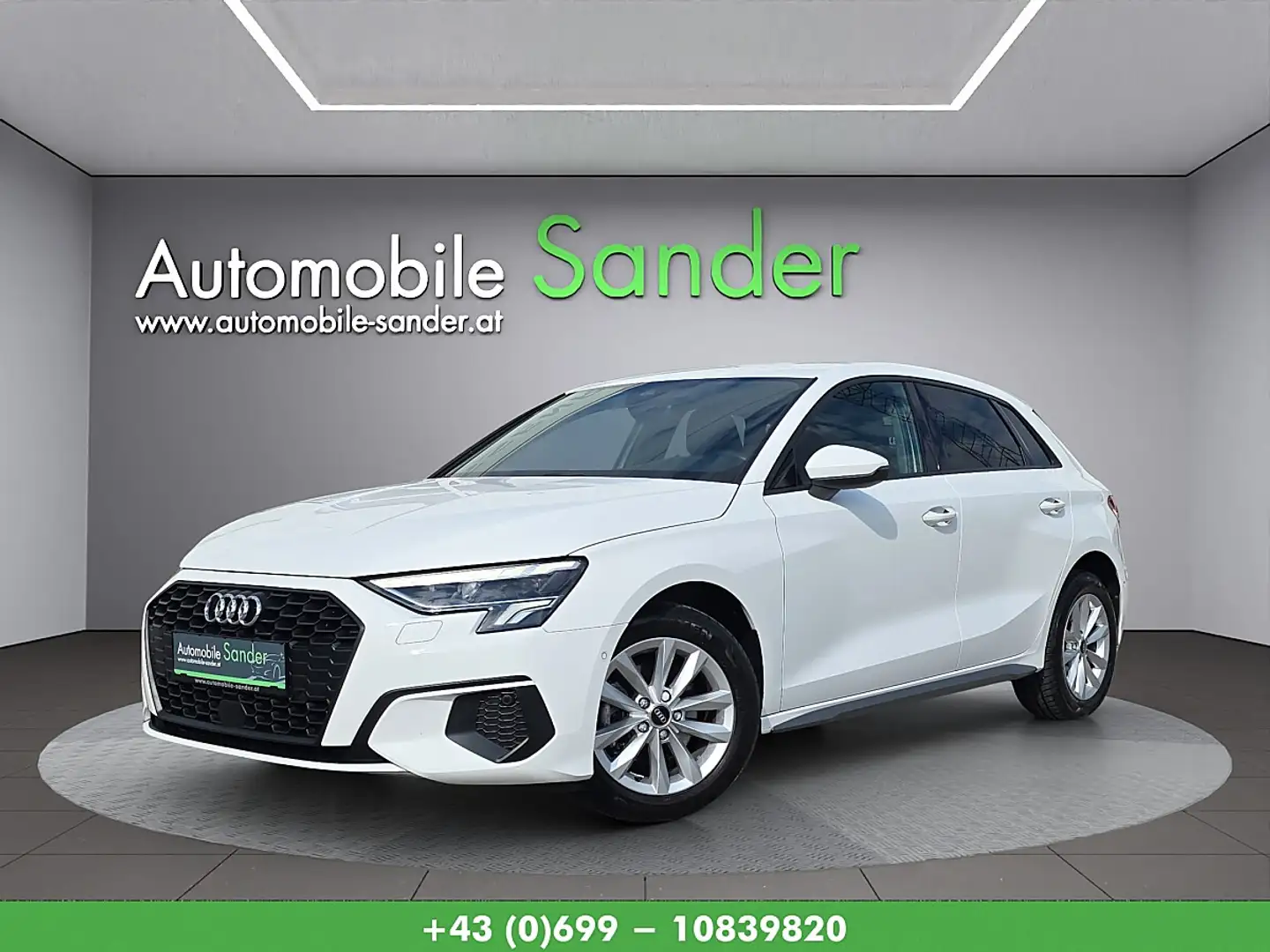 Audi A3 SB 30 TFSI S-tronic *PARK-LENK/VIRTUAL/1.BESITZ* Weiß - 1