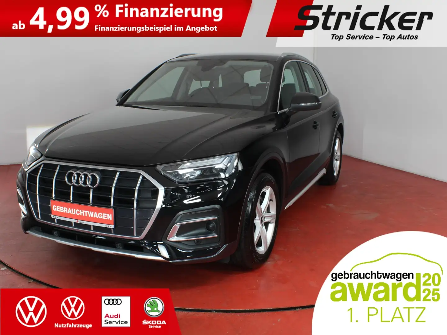 Audi Q5 35TDI 356,-ohne Anzahlung Navi Kamera Schwarz - 1