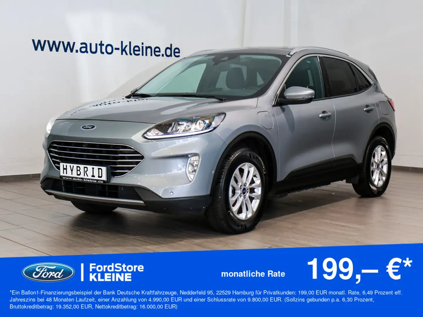 Ford Kuga Titanium 2.5l Duratec PHEV +AHK+GJR Silber - 1