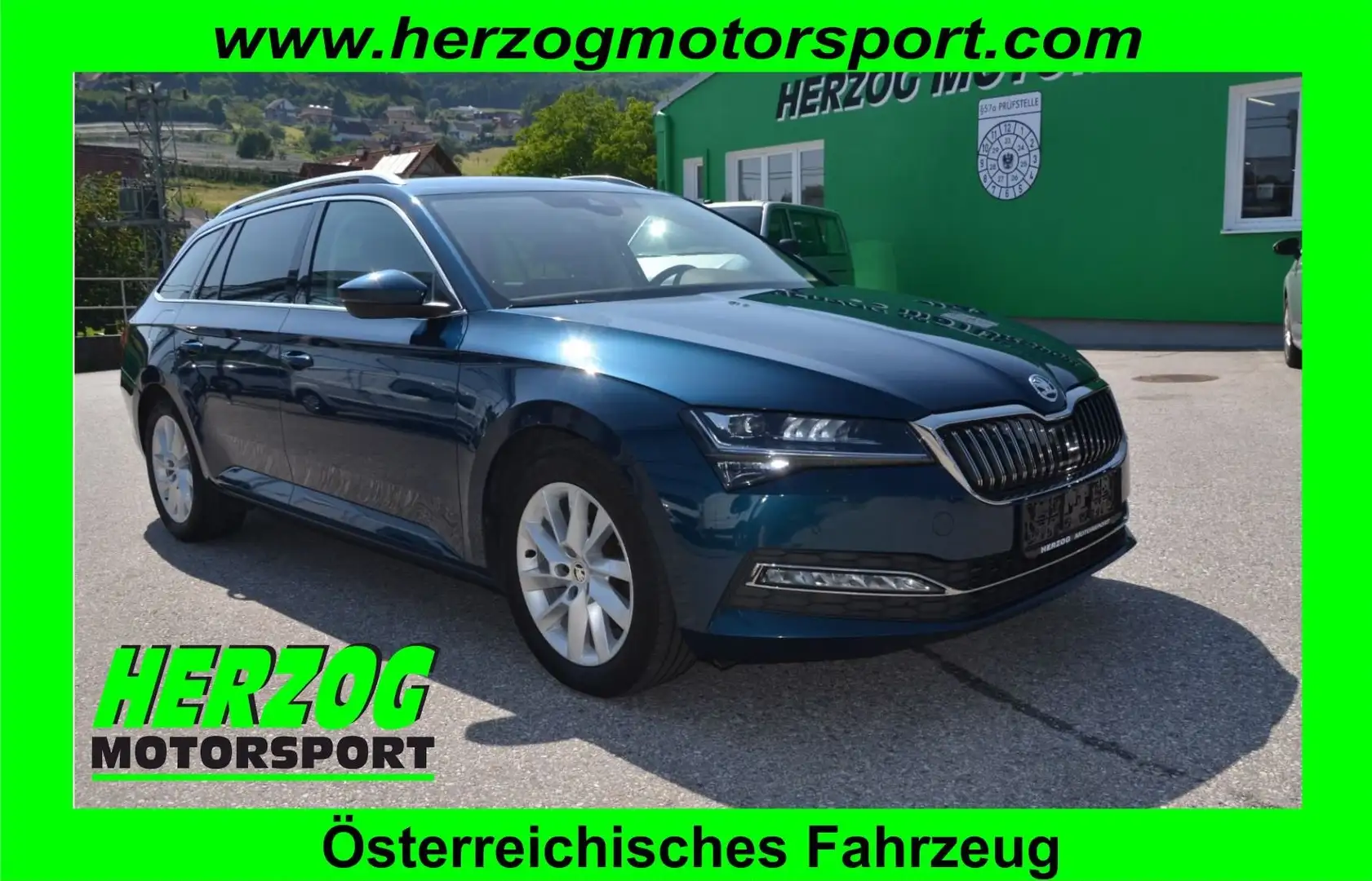 Skoda Superb Skoda Superb Style 2,0 TDI DSG MATRIX MEMORY 1.Bes Bleu - 1
