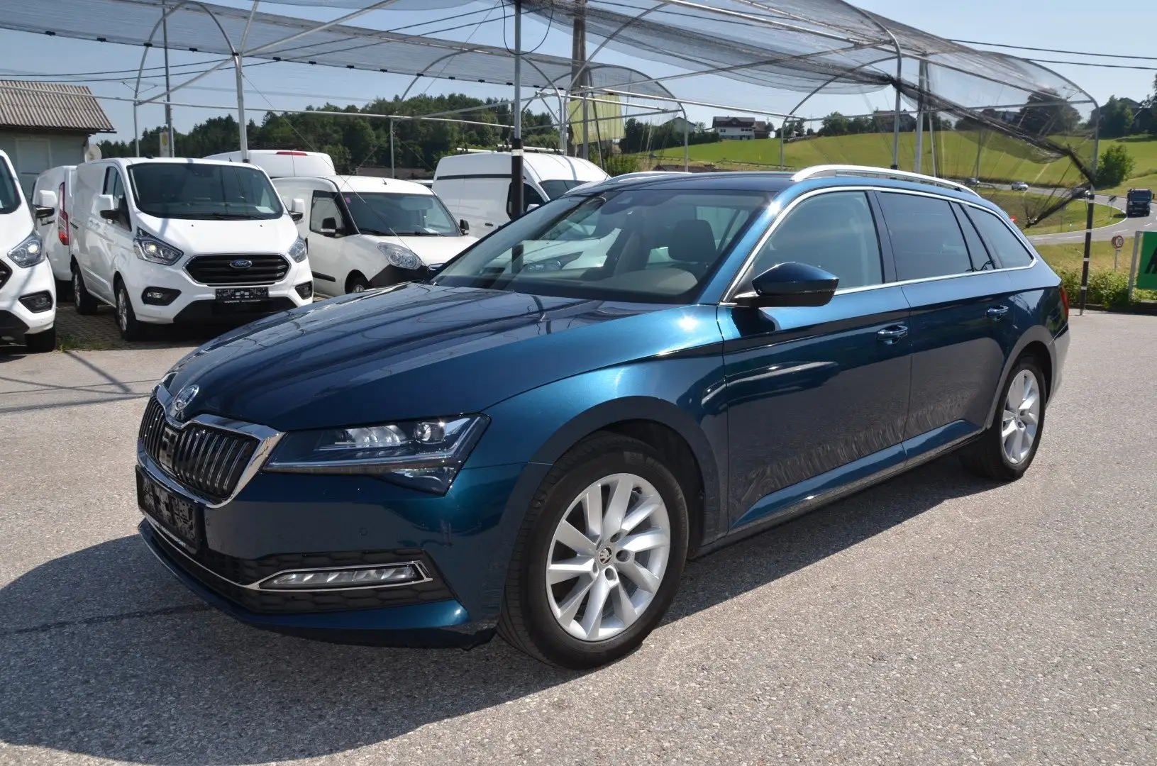 Skoda Superb Skoda Superb Style 2,0 TDI DSG MATRIX MEMORY 1.Bes Bleu - 2