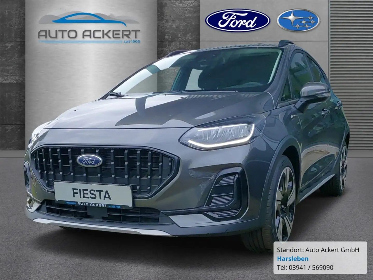 Ford Fiesta Active 1.0 EcoBoost M-Hybrid EU6d Klima Navi ZV Gris - 1