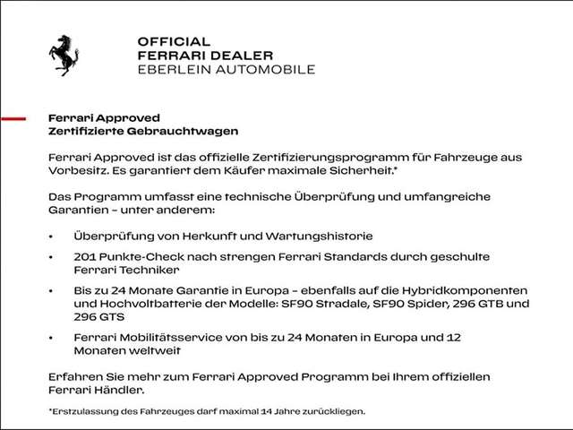 Ferrari Portofino M *Park-Kamera*20''Felge*ADAS*