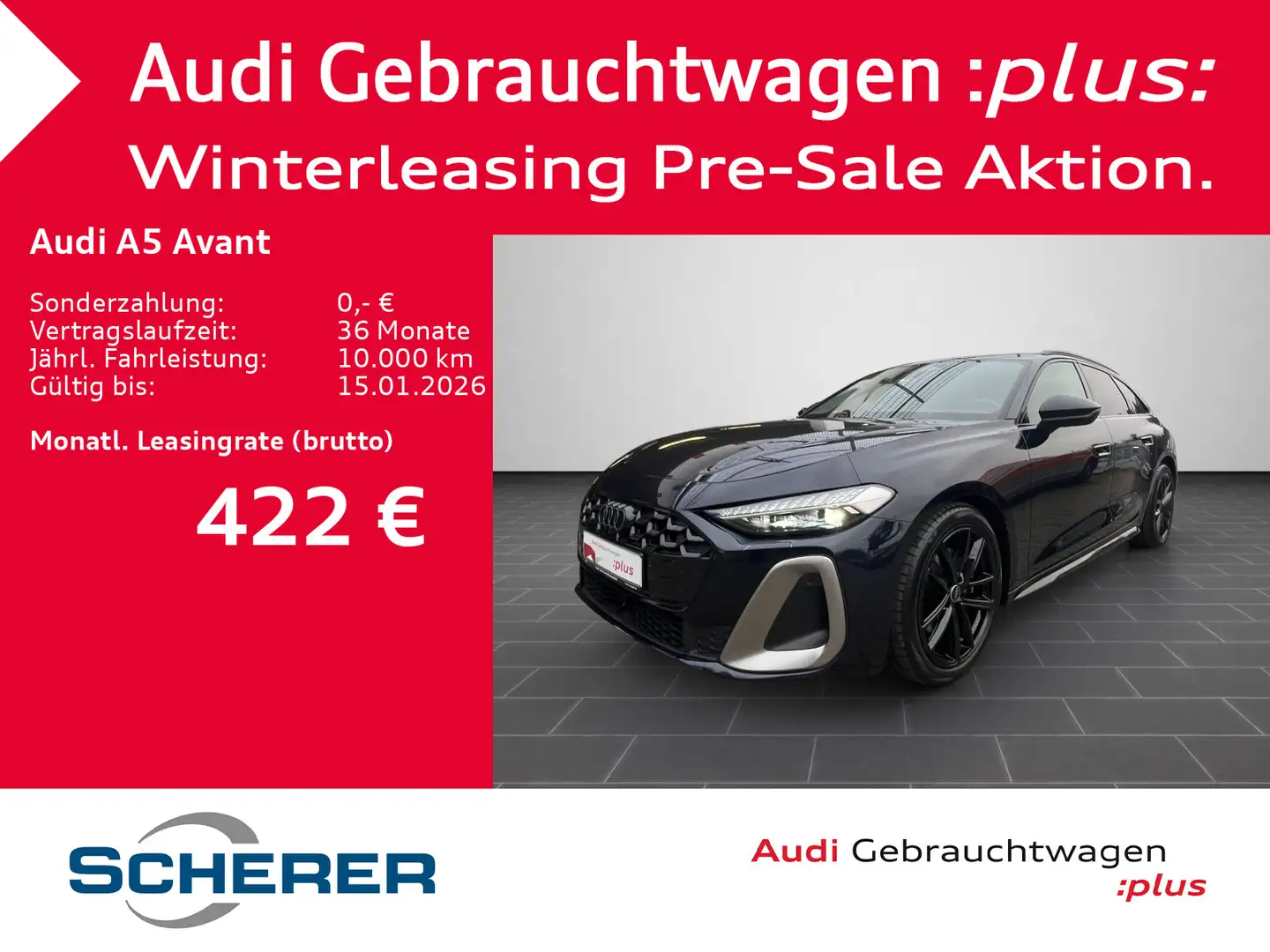 Audi A5 TFSI S Line quattro 150 kW S tronic Blau - 1