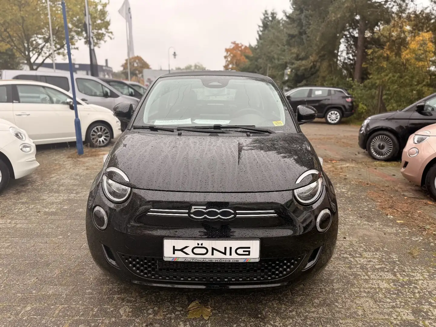 Fiat 500e Cabrio Cult Elektro GROSSE BATTERIE Schwarz - 2