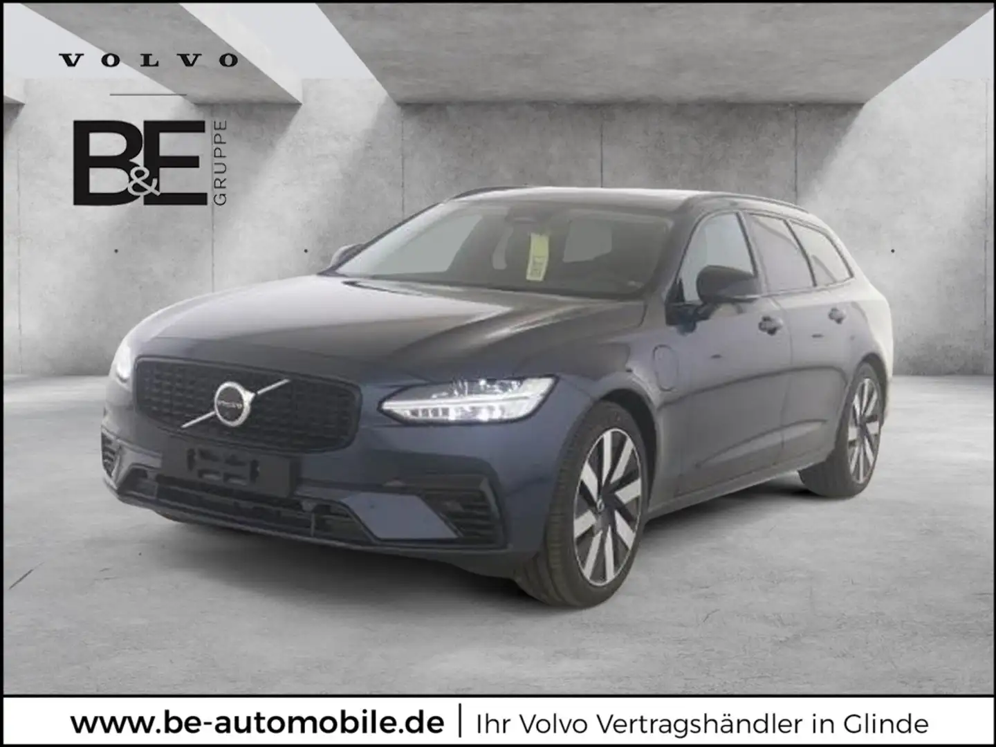 Volvo V90 T6 Plus Dark Recharge Plug-In Hybrid AWD Blau - 1