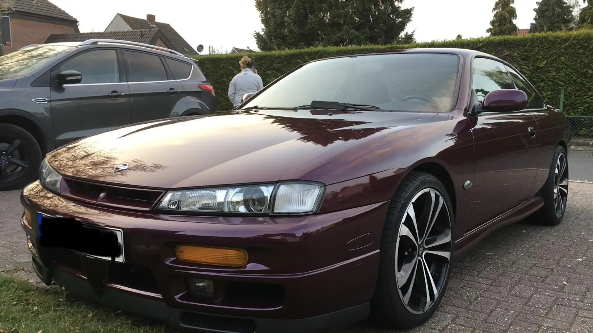 Nissan 200 SX Turbo 16V Burdeos - 2