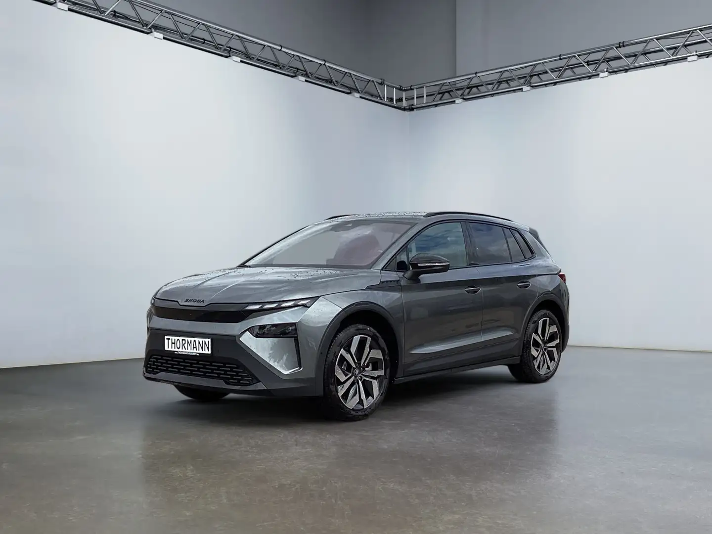 Skoda Elroq 85 Sportline Matrix 2xKlima 4xSHZ ACC Gris - 2