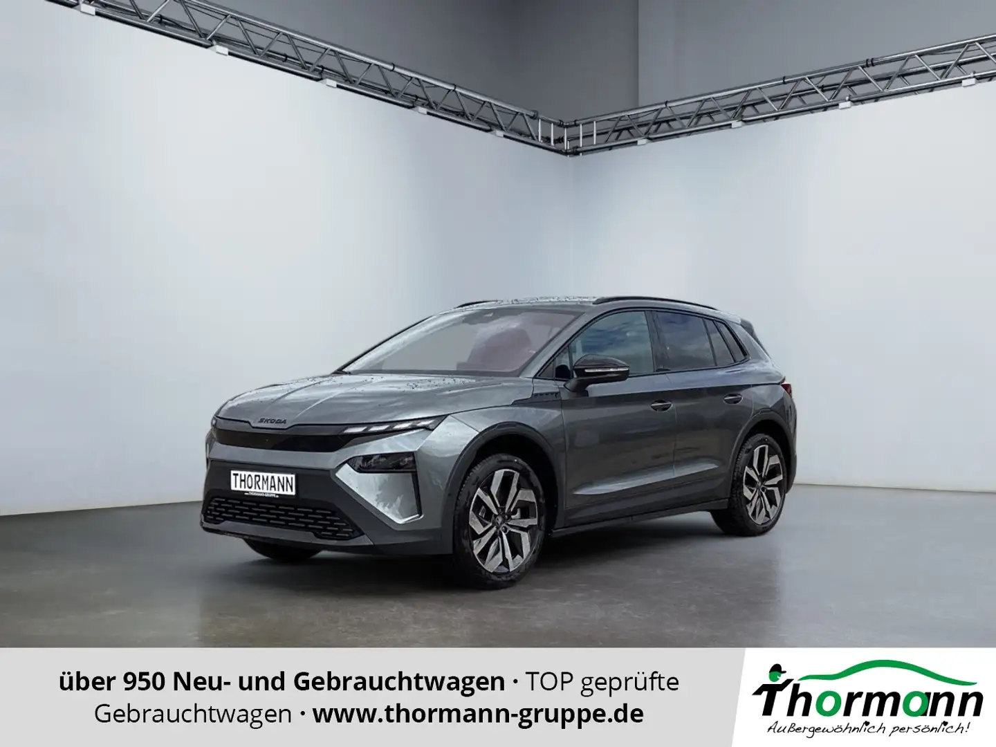 Skoda Elroq 85 Sportline Matrix 2xKlima 4xSHZ ACC Gris - 1