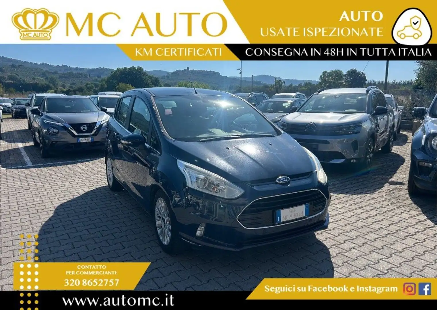 Ford B-Max 1.6 105 CV Powershift AUTOMATICA Bleu - 1