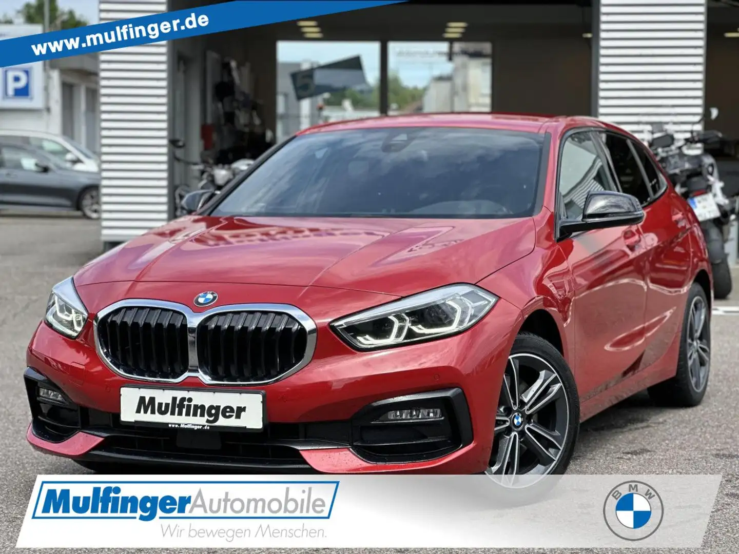 BMW 118 i Sport DKG-Aut. Live-Prof LED Sitzh. Lordose Kırmızı - 1