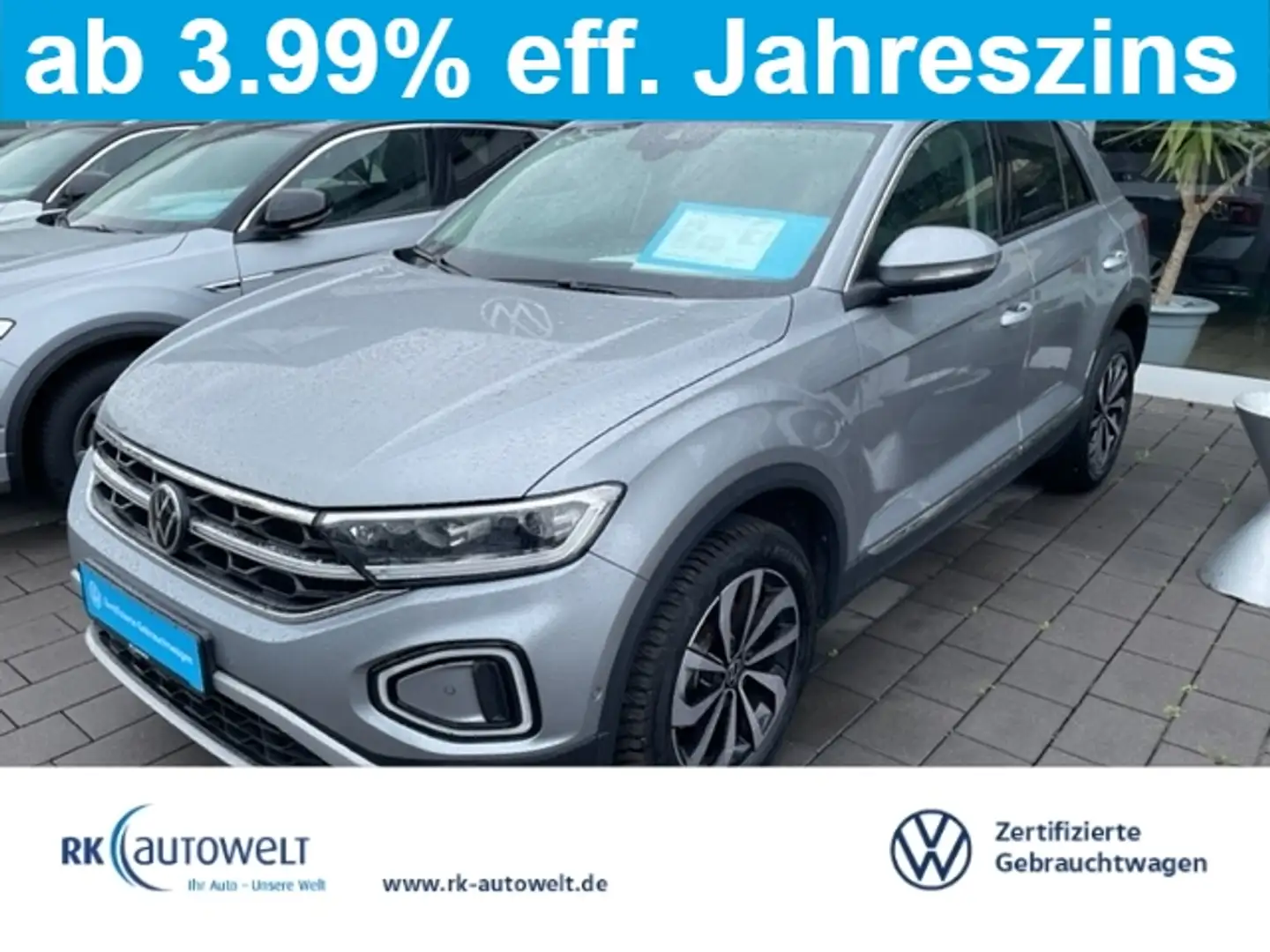 Volkswagen T-Roc 1.5 TSI Navi Kamera Easy Open Matrix LED Massagesi Silber - 1
