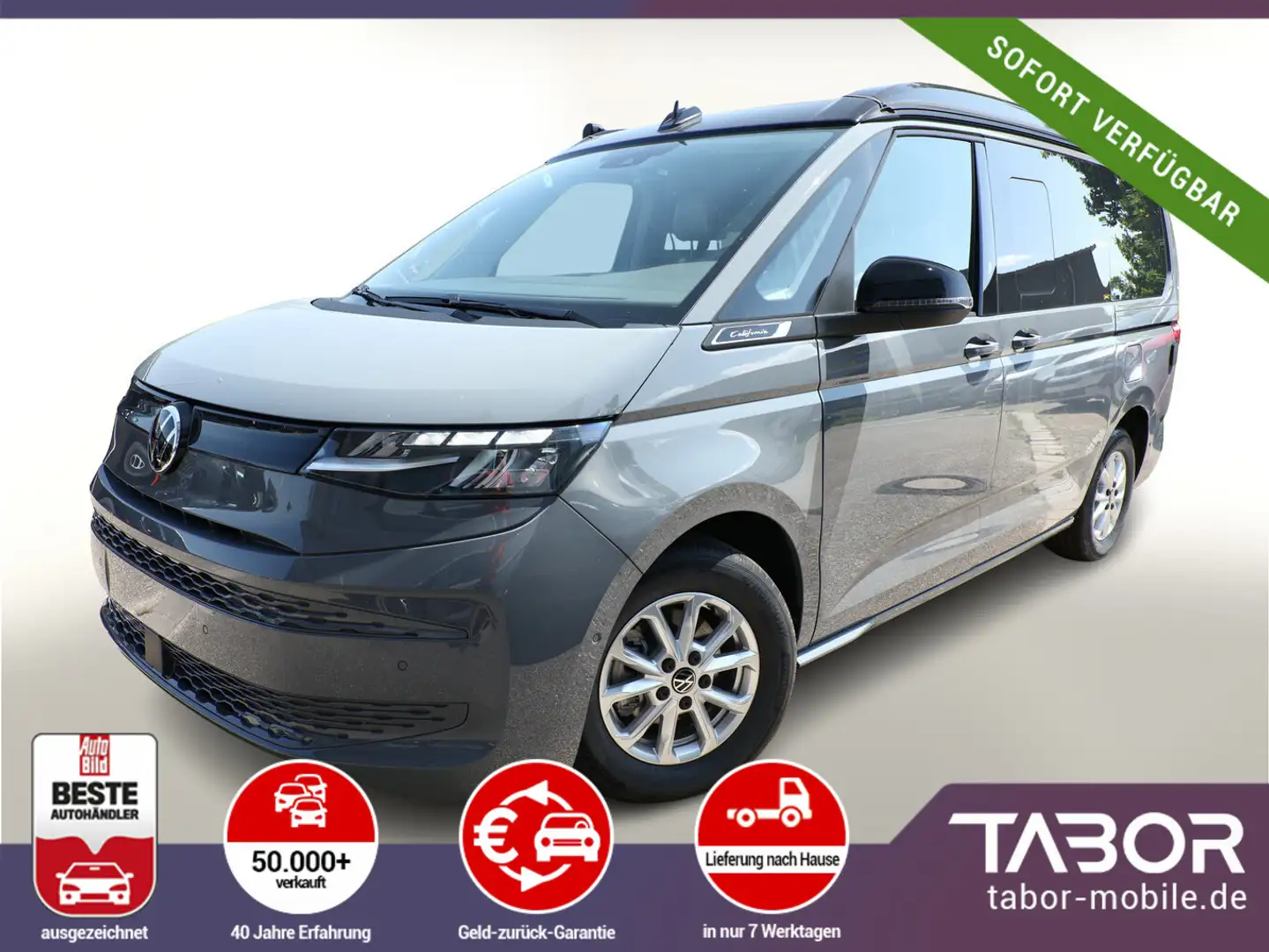 Volkswagen T7 California TDI 150 DSG Coast StHz ACC Markise Grau - 1