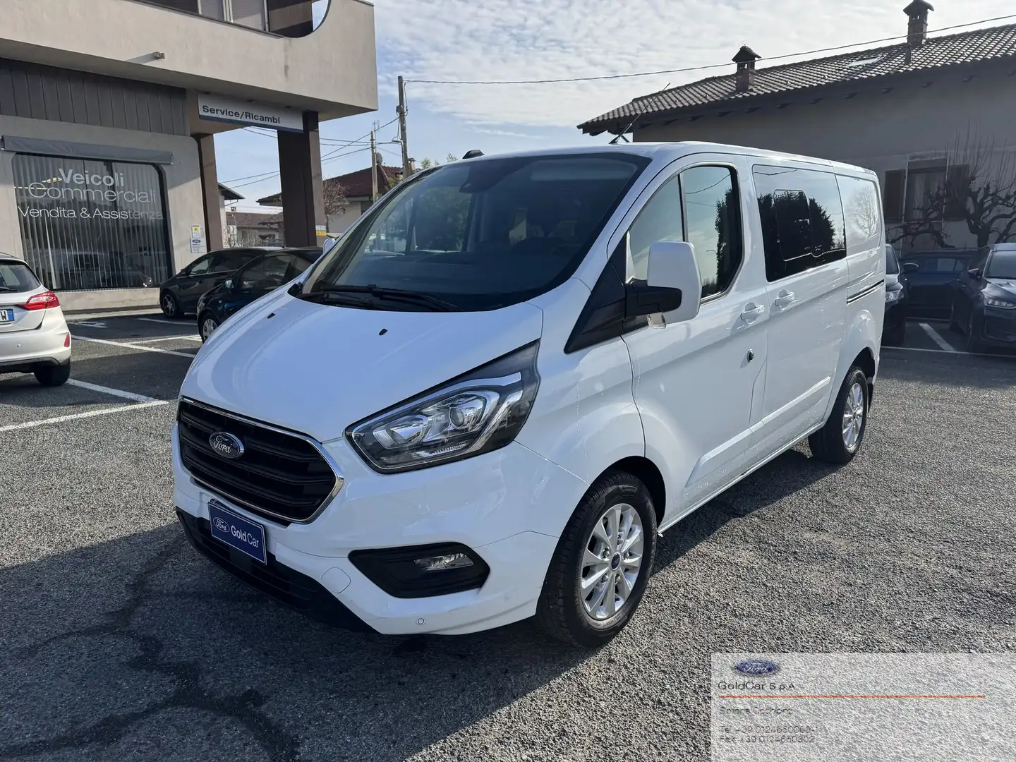 Ford Transit Custom Transit Custom 280 2.0 EcoBlue Hybrid 130 PC-DC F Blanc - 1