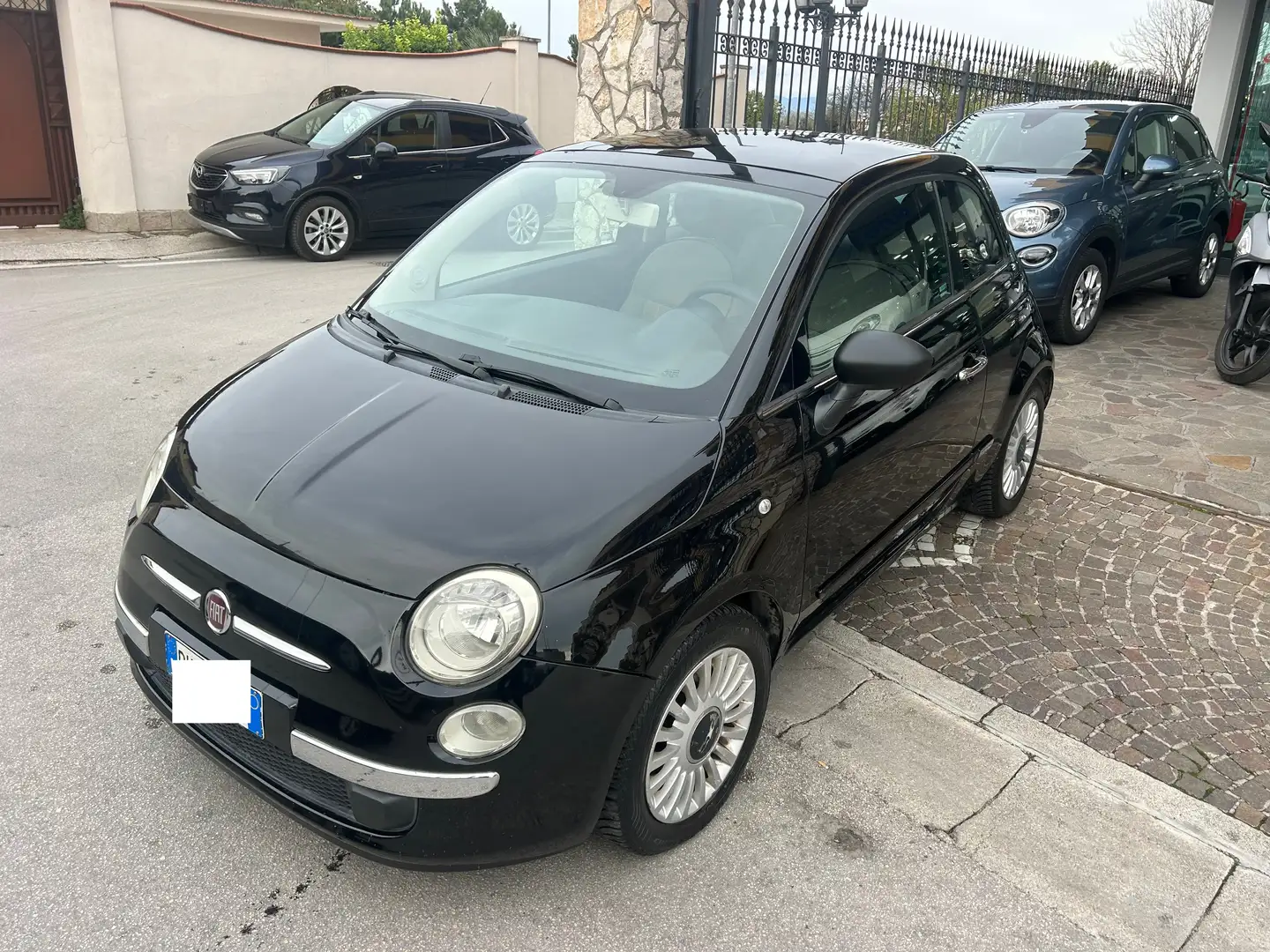 Fiat 500 500 1.2 Lounge 69cv Zwart - 2