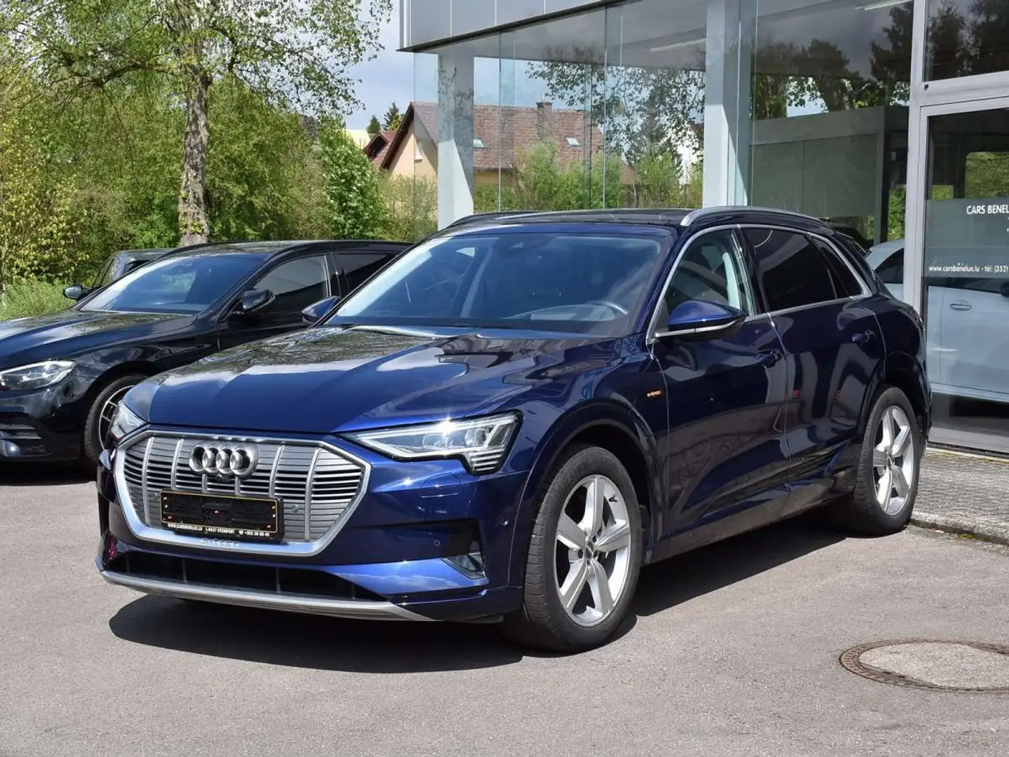 Audi e-tron 55 Quattro 95 kWh Advanced CUIR MEMO PANO CAM360 Bleu - 2