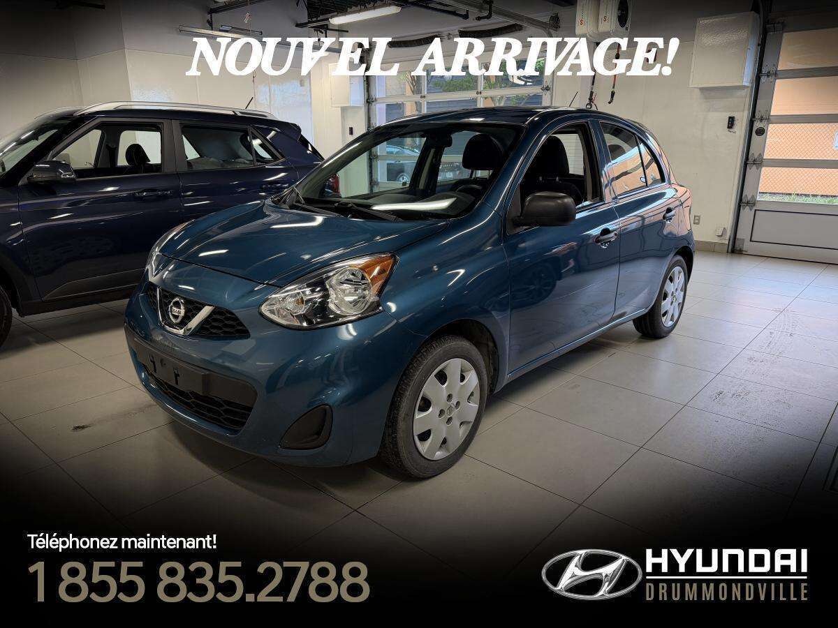 2019 Nissan Micra S + JAMAIS ACCIDENTÉ + 24,746 KM + COMME NEUF + PA