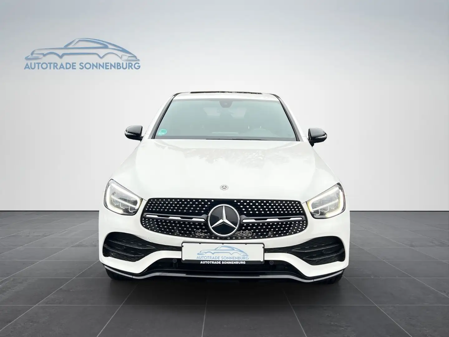 Mercedes-Benz GLC 300 d AMG 4Matic COUPE/SCHIEBEDACH/AHK/MBUX Weiß - 2