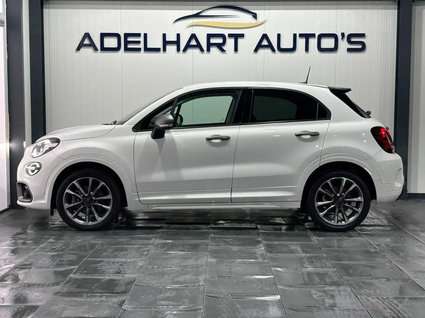 Fiat 500X 1.5 Hybrid Sport Automaat / Lederen interieur / Na Wit - 2