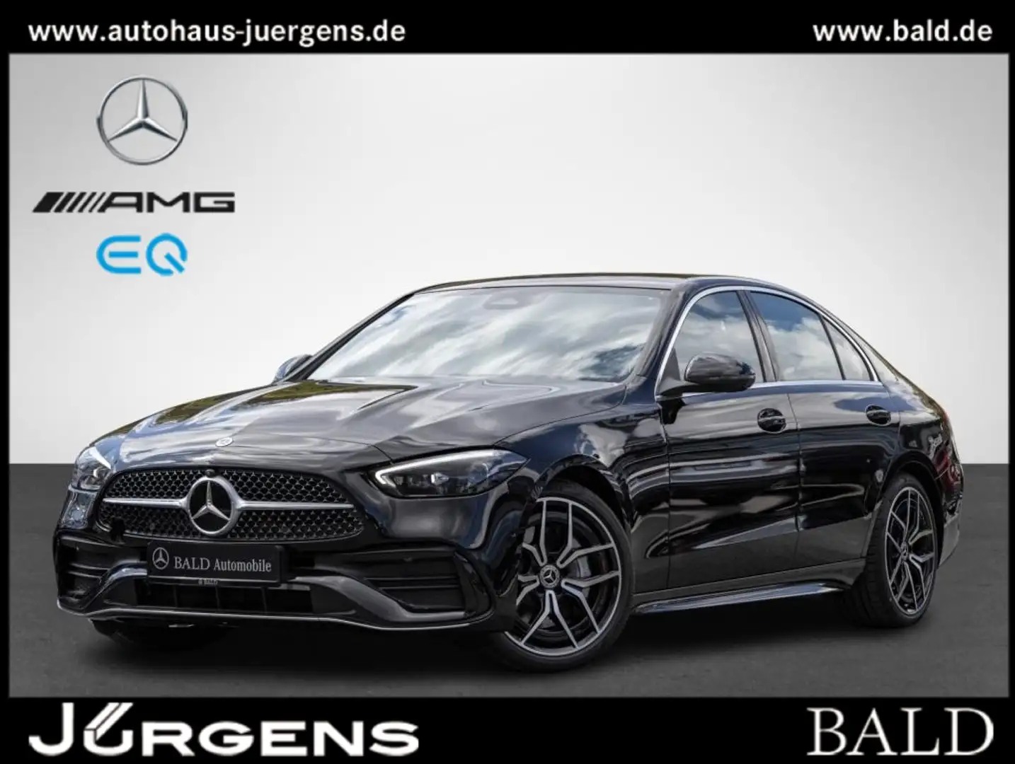 Mercedes-Benz C 200 AMG/Wide/Digital/Pano/360/Memo/Totw/19" Schwarz - 1