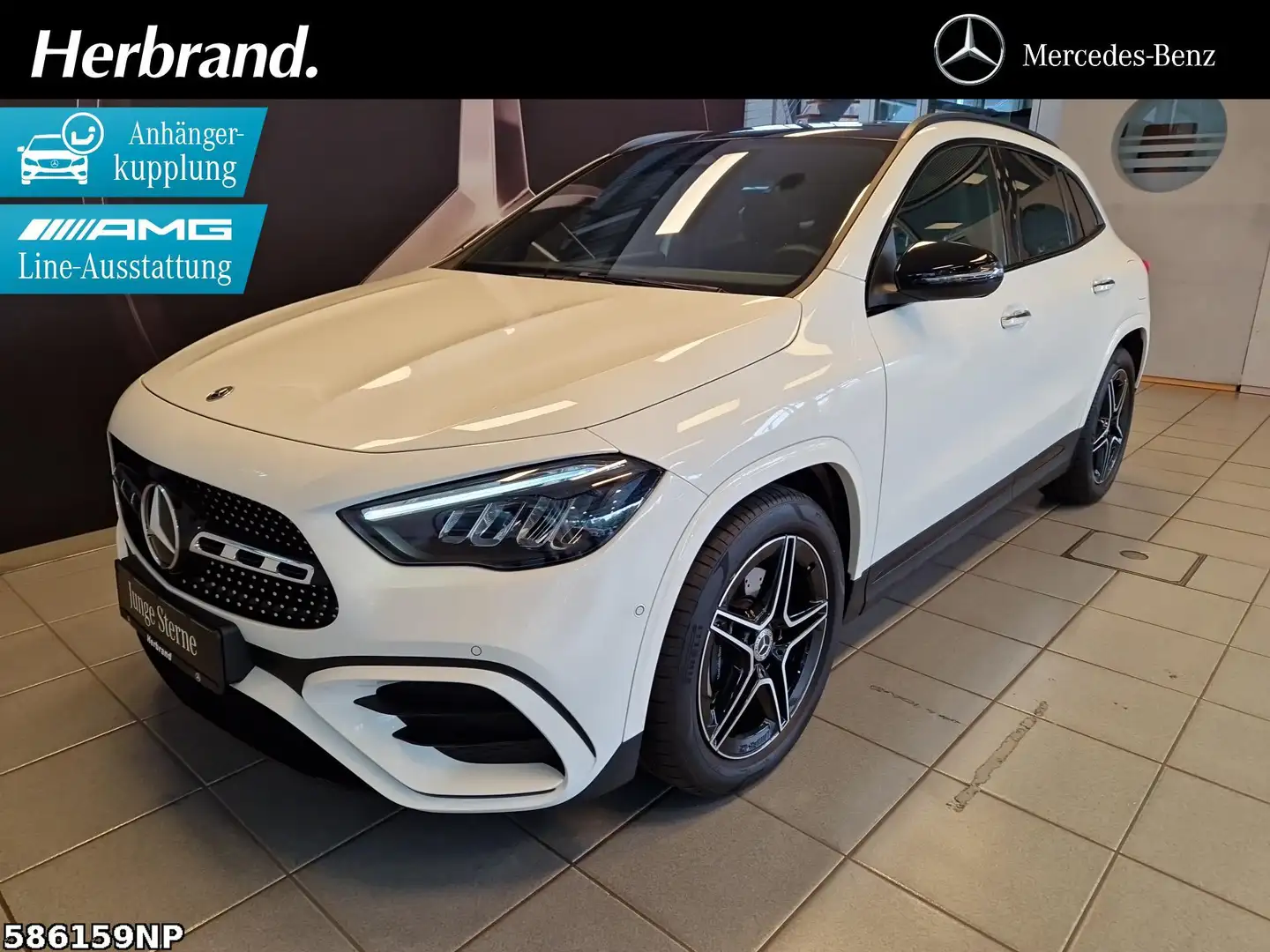 Mercedes-Benz GLA 180 AMG Advanced-Plus Night AHK Totwinkel Blanc - 1