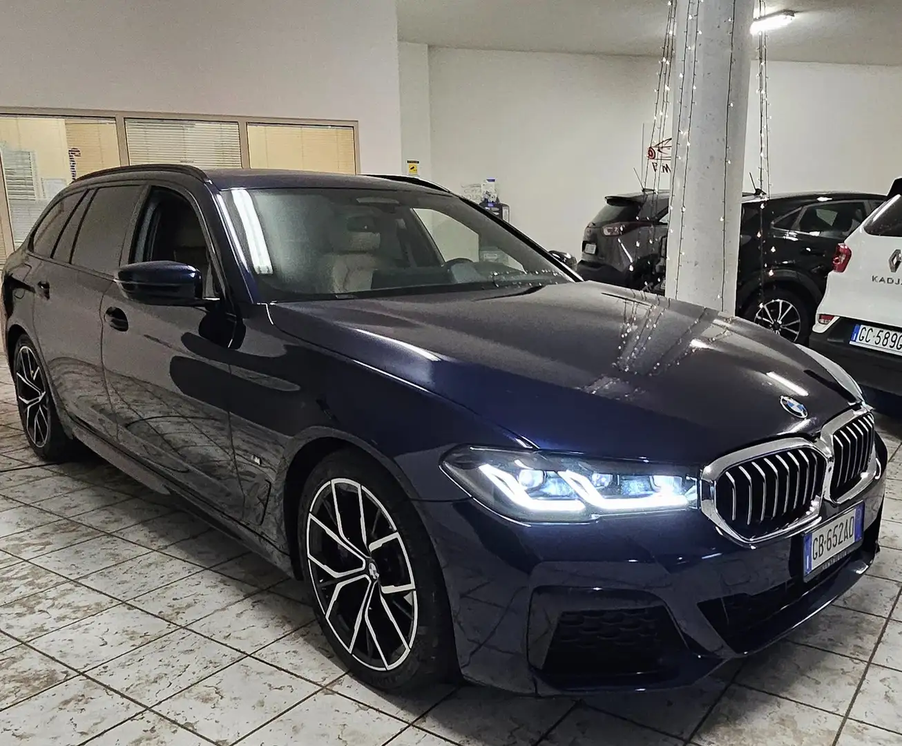 BMW 530 Serie 5 G31 530d mhev 48V xdrive Msport auto Bleu - 2
